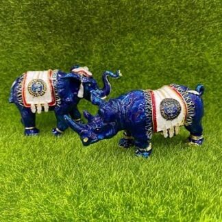 Синий Носорог со слоном - Магазин эзотерических товаров "Энергия Ци"