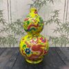 Ваза Тыква Хулу с Драконом и Фениксом
