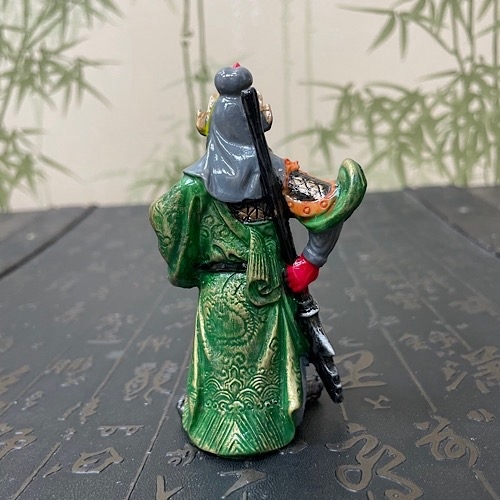 Гуань Гун цветная нецка Гуань Гун цветная нецка — изображение 4