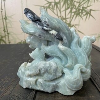 Лиса Кицунэ минерал Амазонит Лиса Кицунэ минерал Амазонит