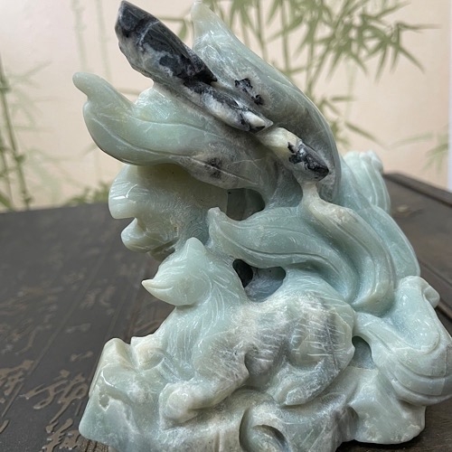 Лиса Кицунэ минерал Амазонит Лиса Кицунэ минерал Амазонит — изображение 3