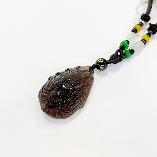 Лиса Кицунэ подвеска раухтопаз Лиса Кицунэ подвеска раухтопаз — изображение 4