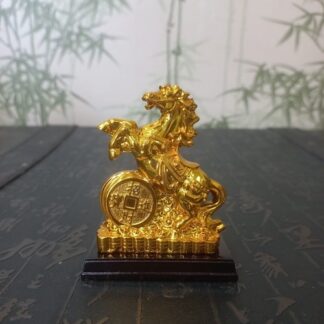 Лошадь с монетой мини